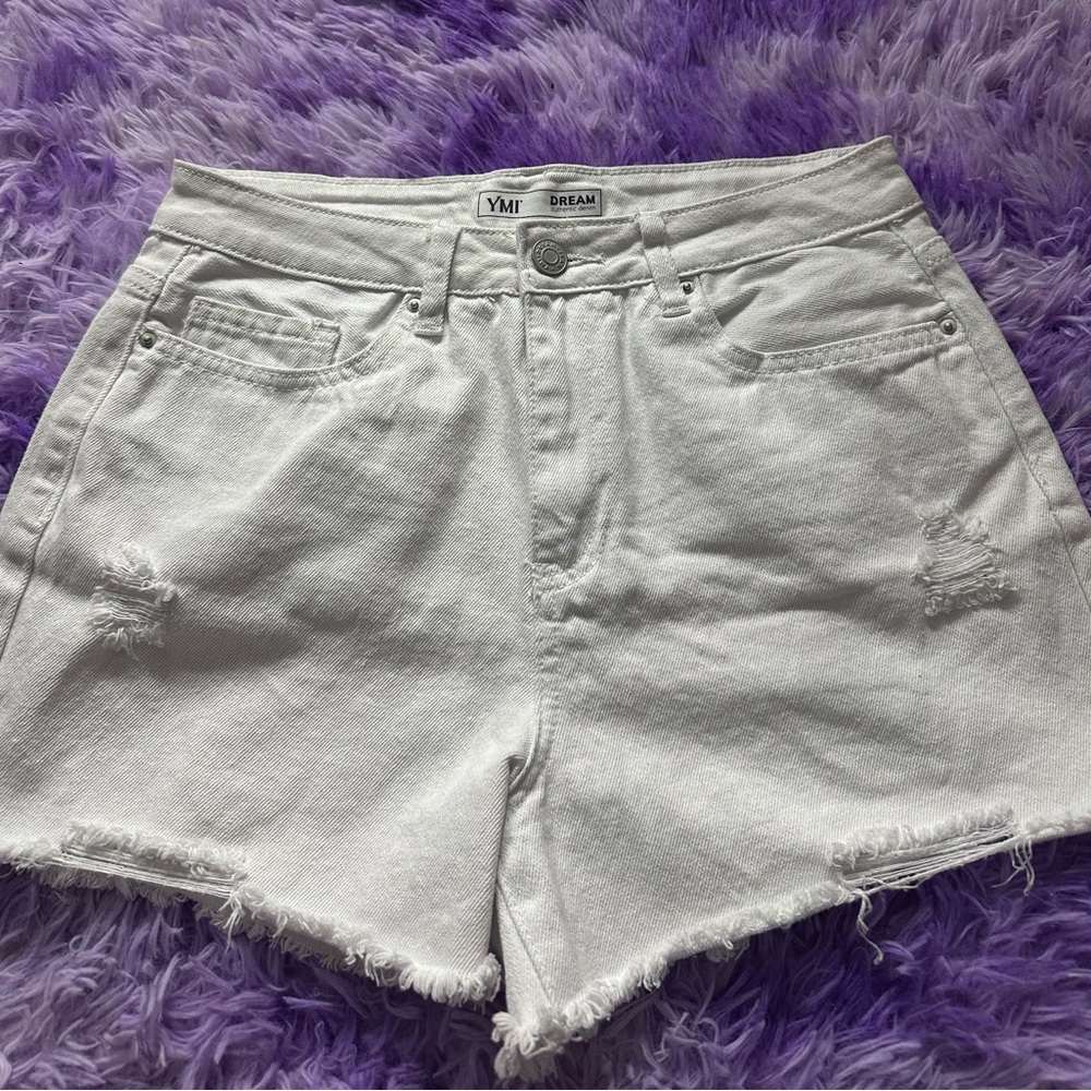 YMI WHITE SHORTS